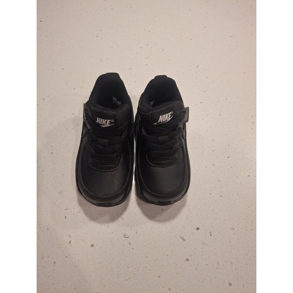Nike Air Max 90 (TD) Toddler's Shoes Black-White CD6868-001